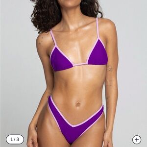 Bright Swimwear Zara Dark Purple Set